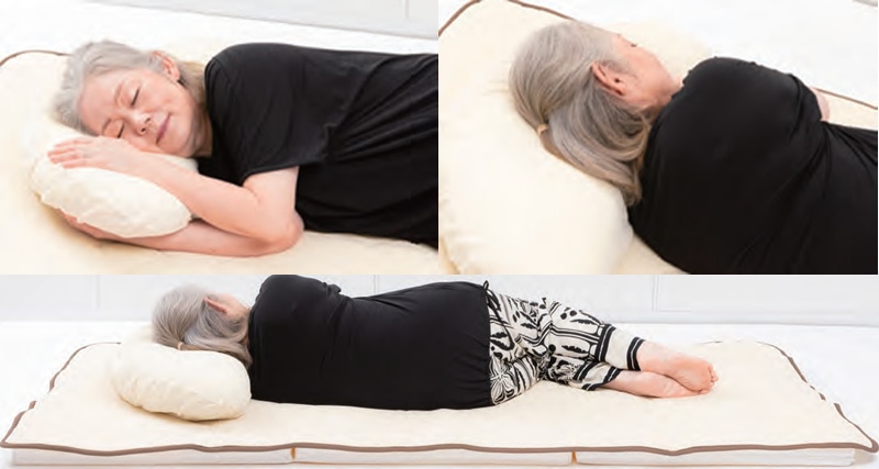 横向き寝の様子