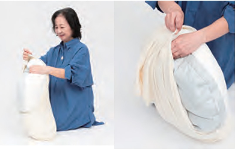 横向き寝の様子