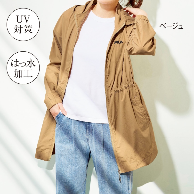 やさしい暮らしの店 by 毎日が発見ＦＩＬＡ（フィラ）２ＷＡＹで着られるはっ水ブルゾン(Ｍ ベージュ): アパレル