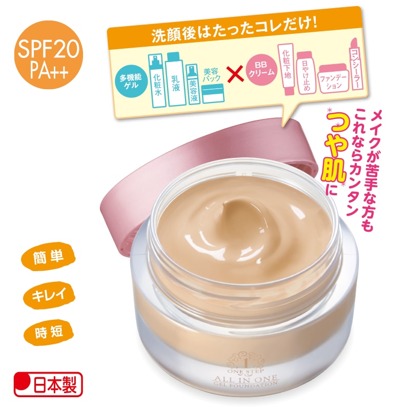 オールインワンゲルファンデ