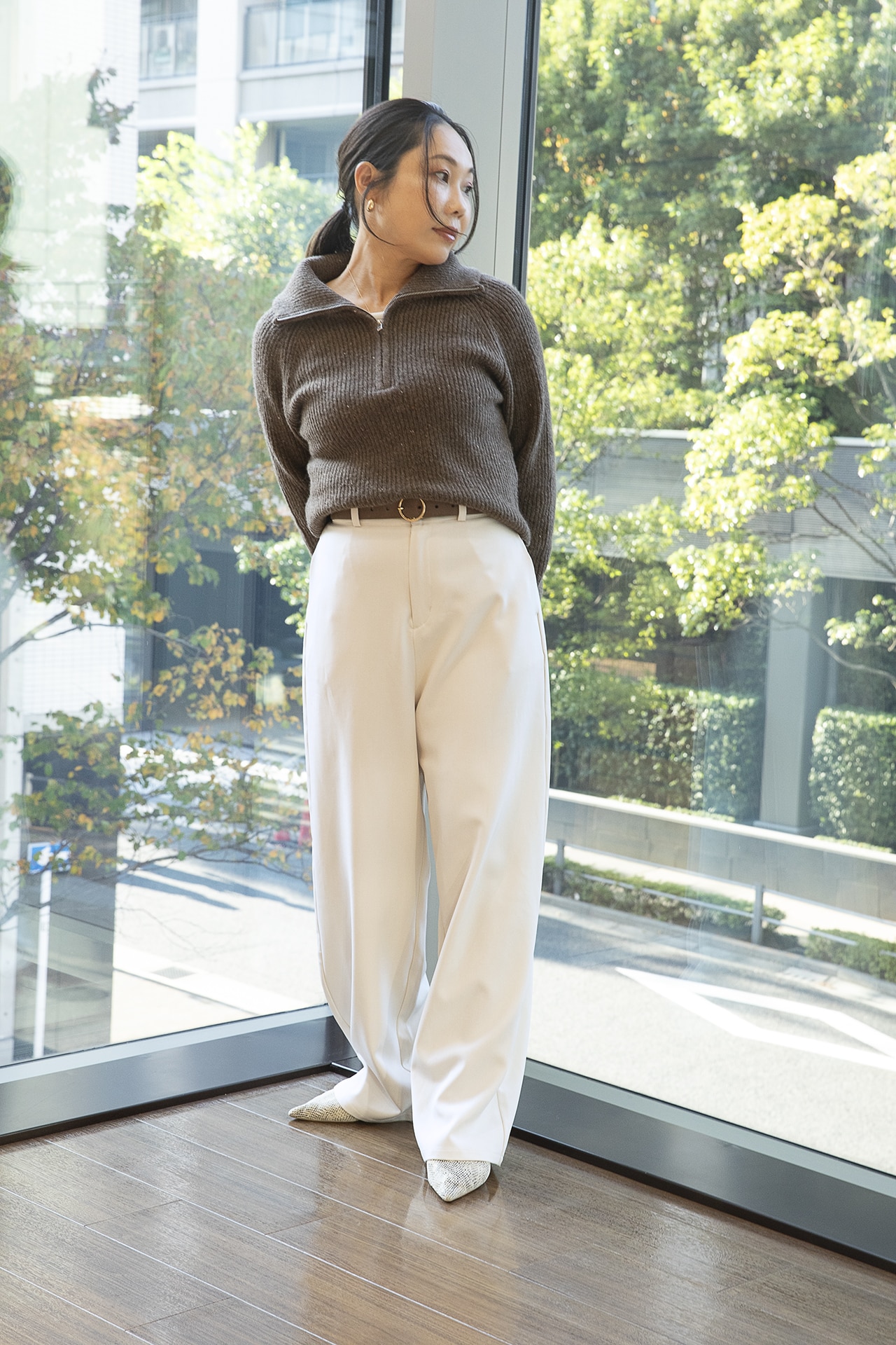 にーよん×レタスクラブコラボ「鬼かっこいいパンツ」 ナチュラル M~L