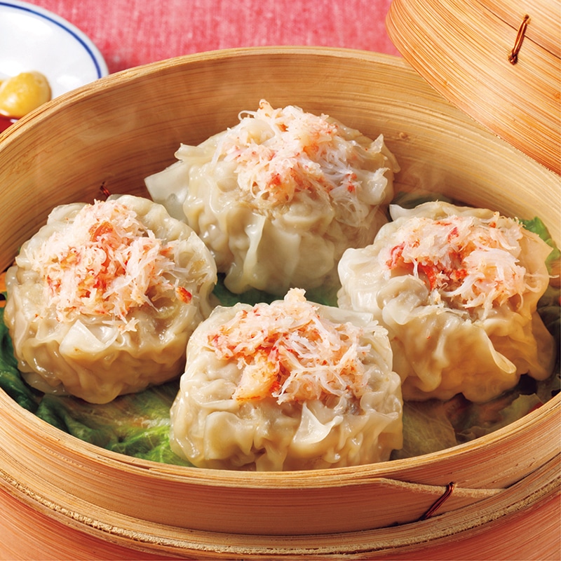 北海道産大きな毛ガニ入り焼売　４個入り