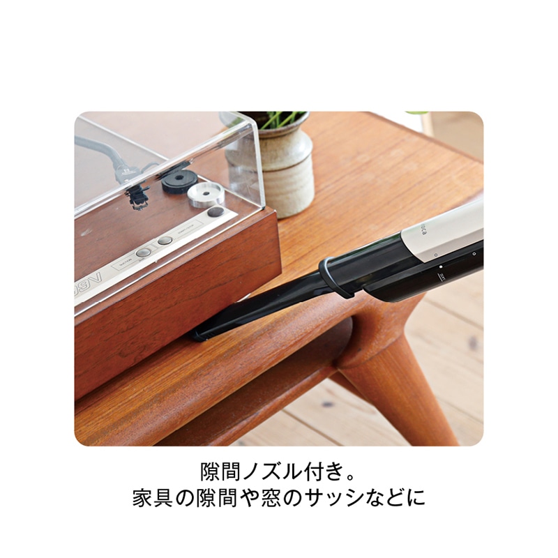 Siroca 2wayコードレススティッククリーナー シャンパンシルバー