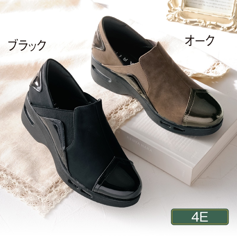 ダブルエアソールスリッポンシューズ