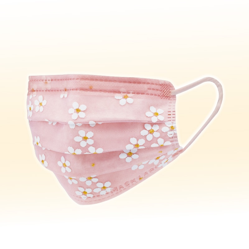 フラワーベールマスク（同色３０枚入×２箱　計６０枚組）