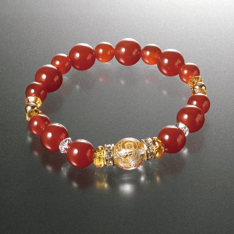 薬師如来赤めのうブレスレット