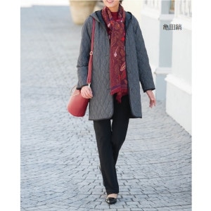 亀田縞 中わたキルトフードコート