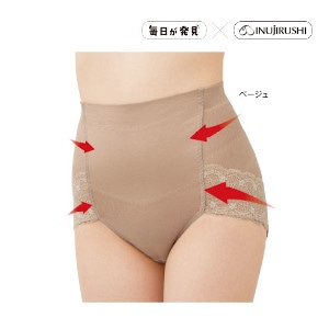 毎発オリジナル　綿素材　骨盤ケア　二の尻サポートショーツ　２枚組