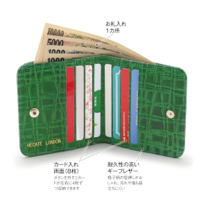 「毎日が発見」 ギープミニ財布(二つ折り)