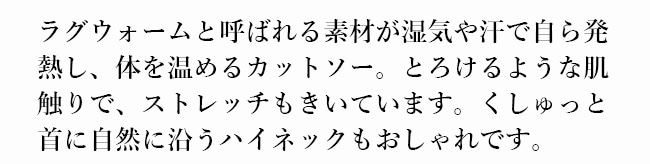 ラグウォームと呼ばれる素材