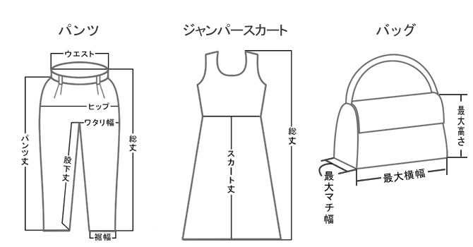 ヌードサイズの測り方